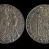William and Mary (1688-94), silver Halfcrown, 1690, GRETIA error, first conjoined busts right, legend surrounding, GVLIELMVS. ET. MARIA. DEI. GRETIA, second V of King's name over an S, toothed border around rim both sides