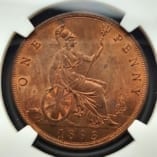 1893 Bun Penny - MS 65 RB Reverse