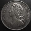 George II (1727-60), silver Halfcrown, 1741, young laureate and draped bust