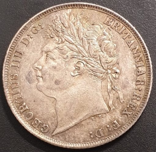 George IV First Laur. Head 1821 Shilling