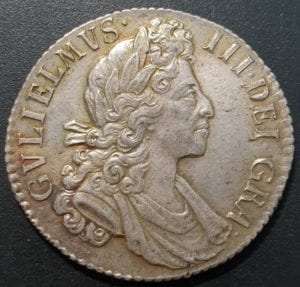 William III (1694-1702), Shilling, 1700, large 0s in date, fifth laureate and draped bust right