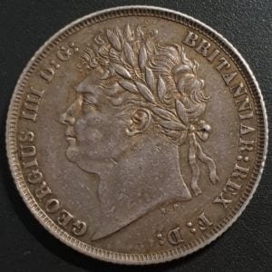 George IV First Laur. Head 1821 Shilling