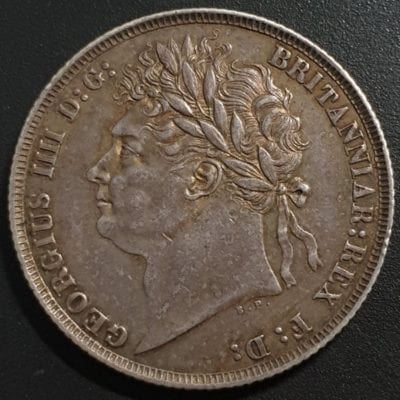 George IV First Laur. Head 1821 Shilling