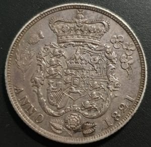 George IV First Laur. Head 1821 Shilling