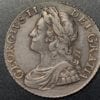 George II (1727-60), silver shilling , 1741, young laureate and draped bust left, legend and toothed border surrounding