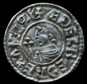 Aethelred II 978-1016, Silver Crux Penny