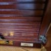 A mahogany coin cabinet, ex Baldwin