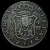 George III (1760-1820), oval countermark upon Spanish Four Reales of King Charles IIII (1788-1808)
