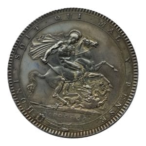 George III (1760-1820), silver Crown, 1819 LIX