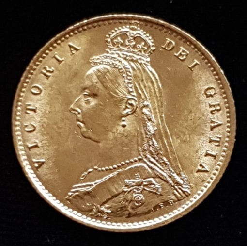 Victoria 1887 Half Sovereign Jubilee Type