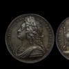 Struck to commemorate the coronation of George II (1727)
