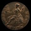 George III (1760-1820), copper Halfpenny, 1772