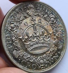 George V 1927 Proof Crown