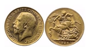 George V Sovereign 1926 Perth Mint