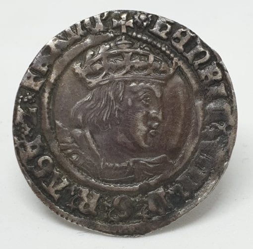 Henry VIII (1509-1547), Groat, Laker Bust D 2nd Coinage, London, m.m. Rose (1509-1526). Laker bust D