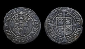 Henry VIII Groat 1st Coinage Castle Mint Mark