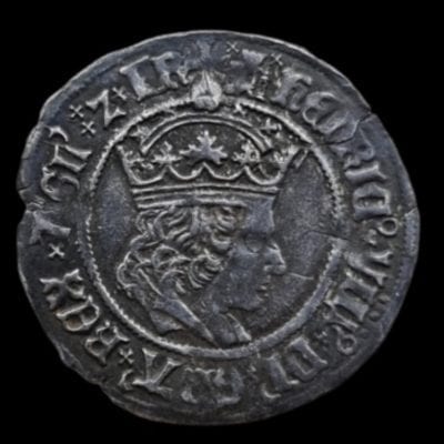 Henry VIII Groat 1st Coinage Castle Mint Mark