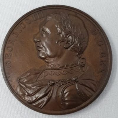 Medal commemorating the Death of King George III