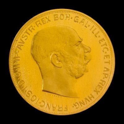 Austrian 100 Corona gold '1915'