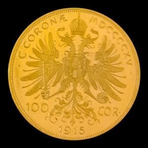 Austrian 100 Corona gold '1915'