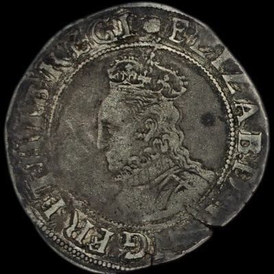 Elizabeth 1 Shilling 6th Issue Bust 6B