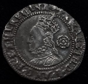 Elizabeth I Threepence 1575 Third Issue