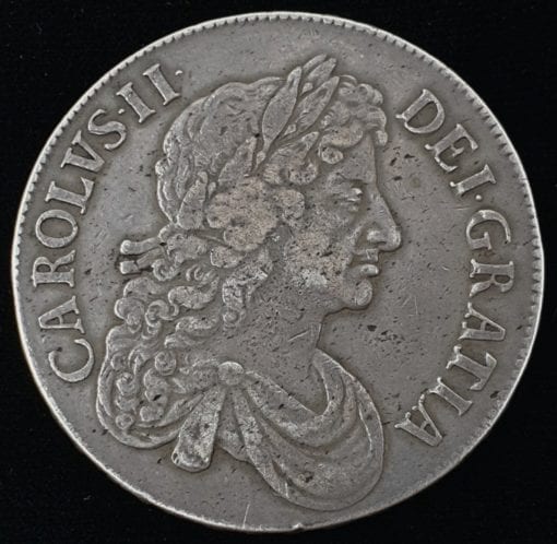 Charles II Crown 1673 over 2
