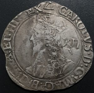 Charles Ist Shilling  (1625-49) Silver Shilling, Tower Mint under Parliament