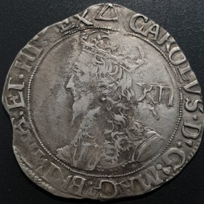 Charles Ist Shilling (1625-49) Silver Shilling, Tower Mint under Parliament