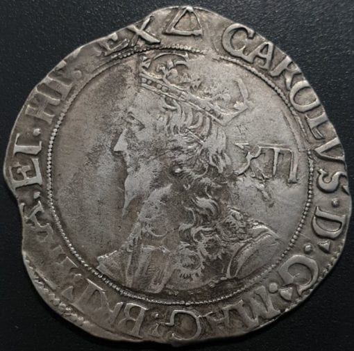 Charles Ist Shilling (1625-49) Silver Shilling, Tower Mint under Parliament