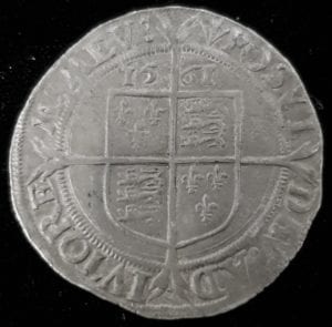 Elizabeth I Sixpence Third Issue 1561