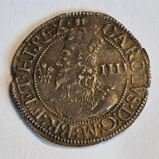 Charles I (1625-49), Groat, Aberystwyth mint