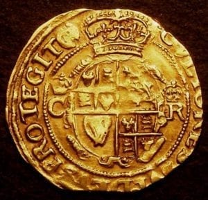 Charles I (1625-1649), Gold Crown, Group D, Fifth bust