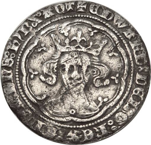 Edward III, Treaty Period, Groat (1361-1369) Series X, Calais