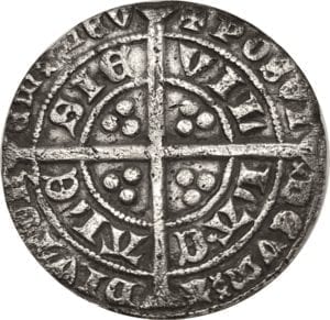 Edward III, Treaty Period, Groat (1361-1369) Series X, Calais