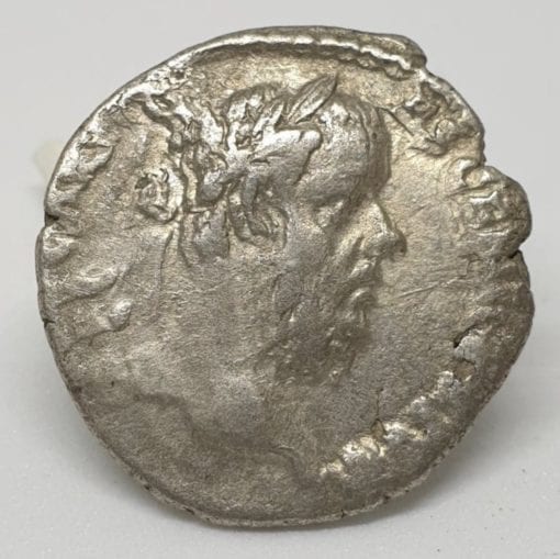 Pescennius Niger Denarius Pietati, 193-194 AD, struck at Antioch mint.