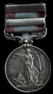 Sutlej 1845-46, for Moodkee, 2 clasps, Ferozeshuhur, Sobraon (Charles Cleeve, 9th Regiment)