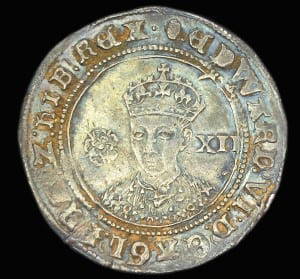 Edward VI Shilling Obverse