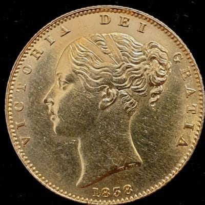 Victoria 1838 Sovereign