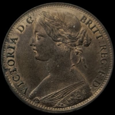 Victoria (1837-1901), Bronze penny, 1863,