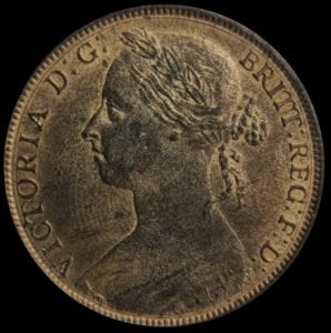 Victoria (1837-1901), bronze Penny, 1887