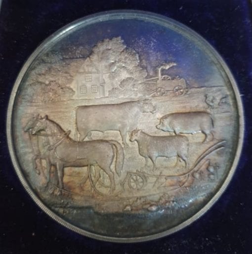 Worcestershire Agricultural Society Medal unengraved