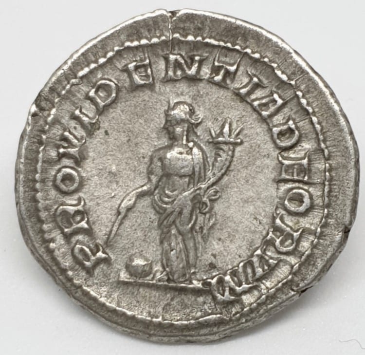 Balbinus 238AD Silver Denarius struck in Rome, Laureate, draped and cuirassed bust right