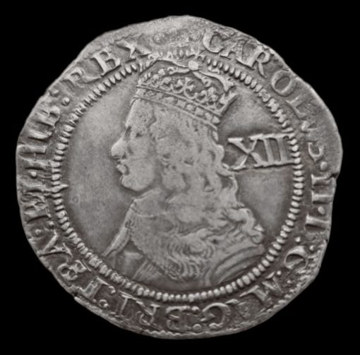 Charles II silver Hammered Shilling Third hammered issue (1661-62)