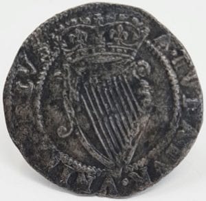 Ireland, James I (1603-25), silver Sixpence, first coinage (1603-04), first crowned bust 