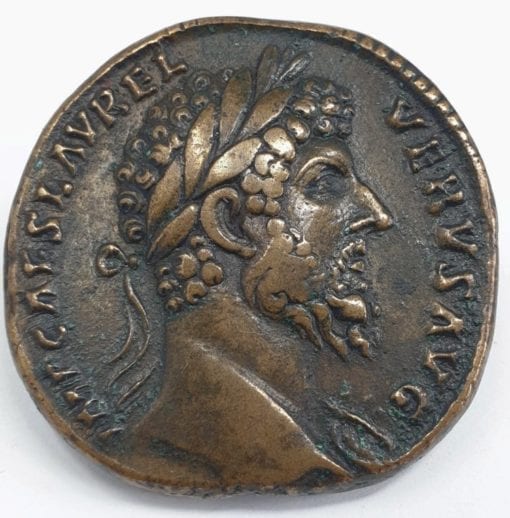 The Roman Empire, Lucius Verus, 161 - 169, Sestertius 161-162, brass