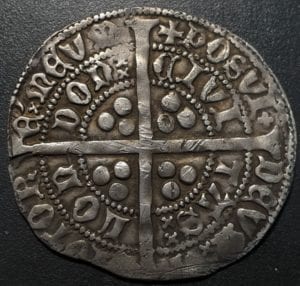 Henry V 1413 - 22, London mint, class Cb groat