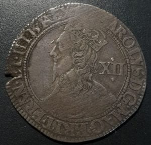 Charles I (1625-49), silver Shilling, York Mint (1643-44), type 5