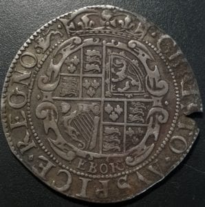 Charles I (1625-49), silver Shilling, York Mint (1643-44), type 5