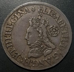 Elizabeth I Sixpence, 1568, milled coinage, 1561-70, m.m. lis, small crowned bust